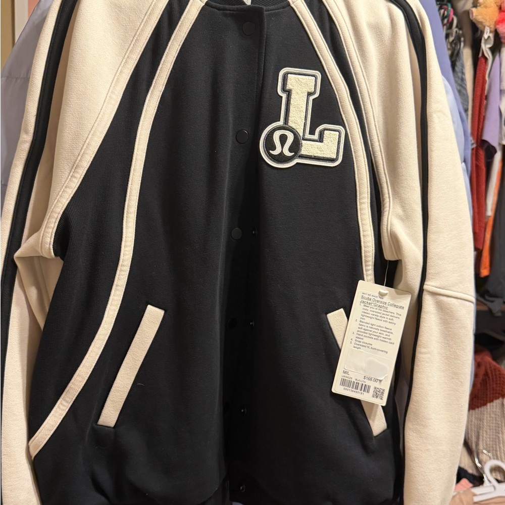 lululemon athletica Black and Cream Jacket